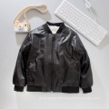 Wholesale Custom Made Children Long Sleeve Biker Leather Jackets